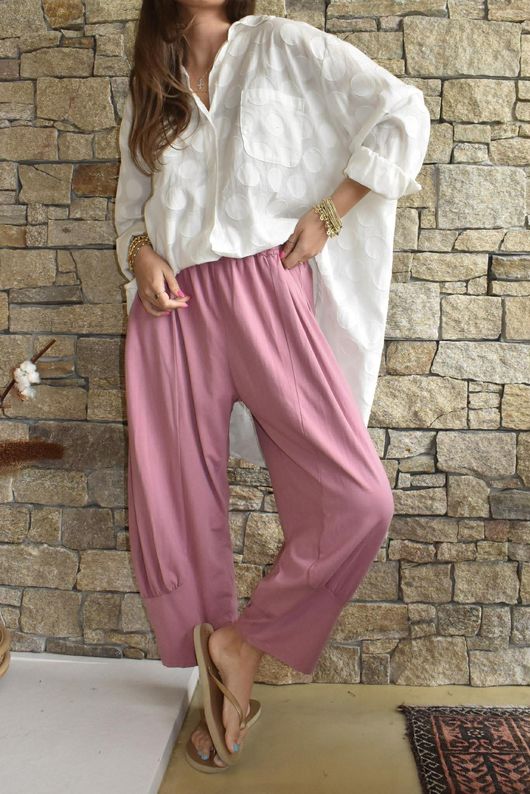 Jo Jo Quirky Classic Barrel Pant Indian Pink Pre order 1 week 